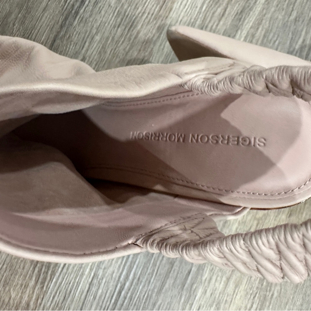 {preloved} Sigerson Morrison Cream  Women's Mules - Picture 9 of 9